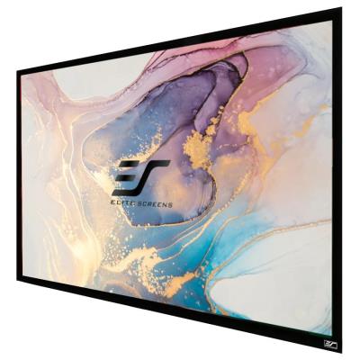 ELITE SCREENS plátno v pevném rámu CINEMA Scope 138" (350,5cm)/ 2,35:1/ 137,2×322,3cm/ gain 1.1/ rám černý 6cm