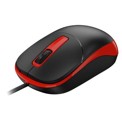 GENIUS DX-123 Sunshine Red/ drátová/ 1200 dpi/ USB/ černočervená