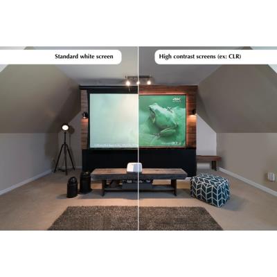 ELITE SCREENS plátno v pevném rámu 110" (280cm)/ 16:9/ 137,1×243,6cm/ CLR3/ bezrámové/ pro UST projektory