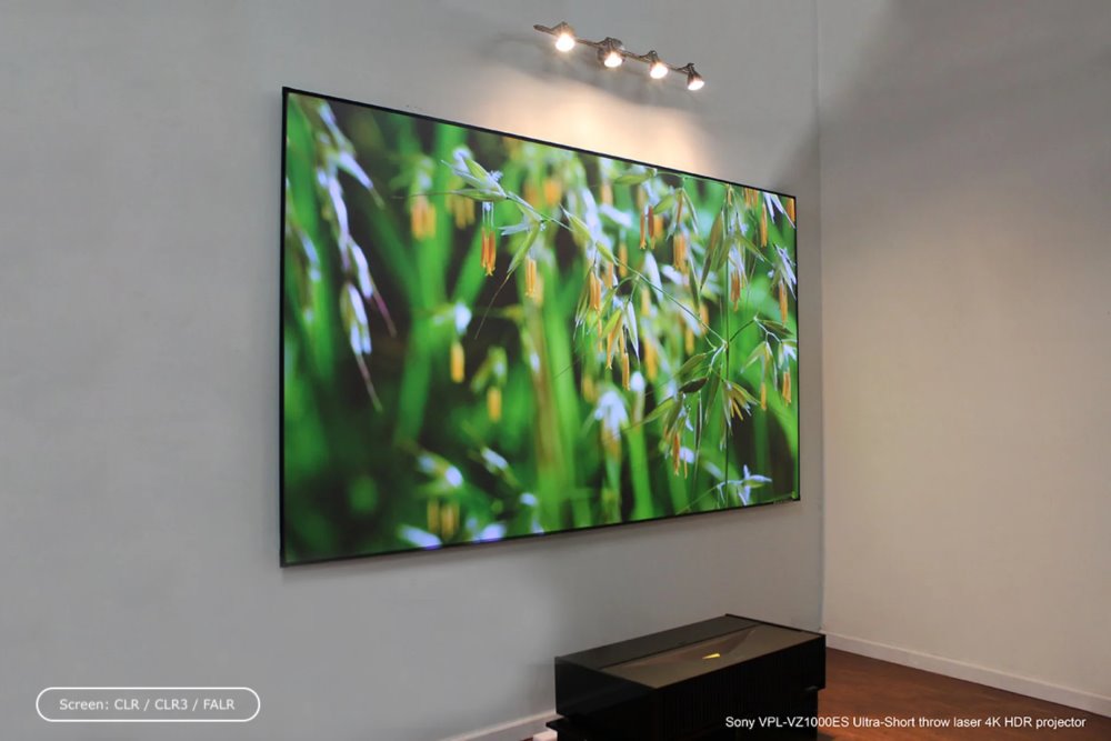 ELITE SCREENS plátno v pevném rámu 120" (305cm)/ 16:9/ 149,5×265,8cm/ CLR3/ bezrámové/ pro UST projektory