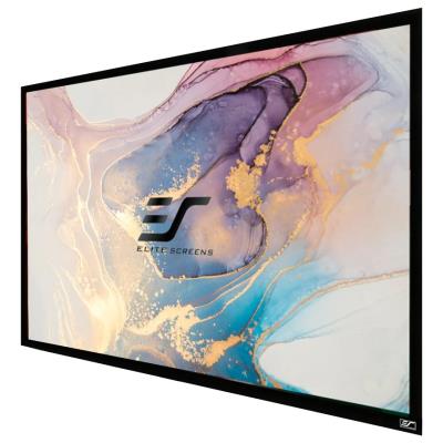 ELITE SCREENS plátno v pevném rámu 92" (233,7cm)/ 16:9/ 114,5×203,7cm/ gain 1.1/ rám černý 6cm
