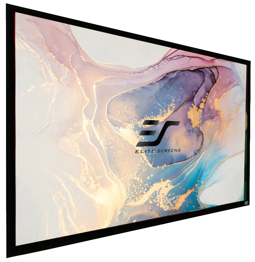 ELITE SCREENS plátno v pevném rámu 120" (304,8cm)/ 16:9/ 149,4×265,7cm/ gain 1.1/ rám černý 6cm