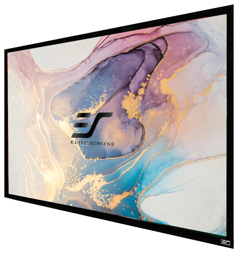 ELITE SCREENS plátno v pevném rámu 150" (373,6cm)/ 16:9/ 187×332cm/ gain 1.1/ rám černý 6cm