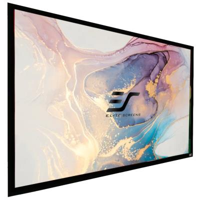 ELITE SCREENS plátno v pevném rámu 120" (304,8cm)/ 16:9/ 149,4×265,7cm/ gain 1.1/ rám černý 6cm