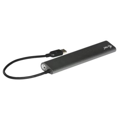 i-tec USB HUB METAL/ 7 portů/ USB 3.0/ napájecí adaptér/ kovový