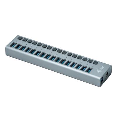 i-tec USB 3.0 nabíjecí HUB 16 Port + napájecí adaptér 90 W