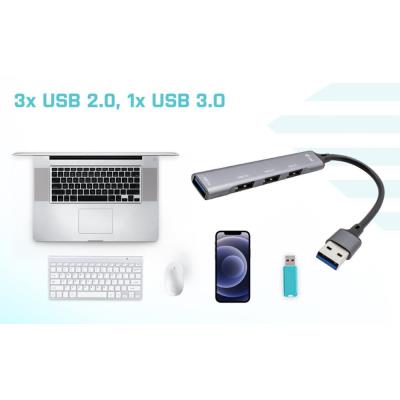 i-tec USB 3.0 HUB Metal 1x USB 3.0 + 3x USB 2.0
