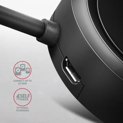 AXAGON hub USB-C / HUE-P1C / USB 3.2 Gen1 / 4x USB-A / 0,3m