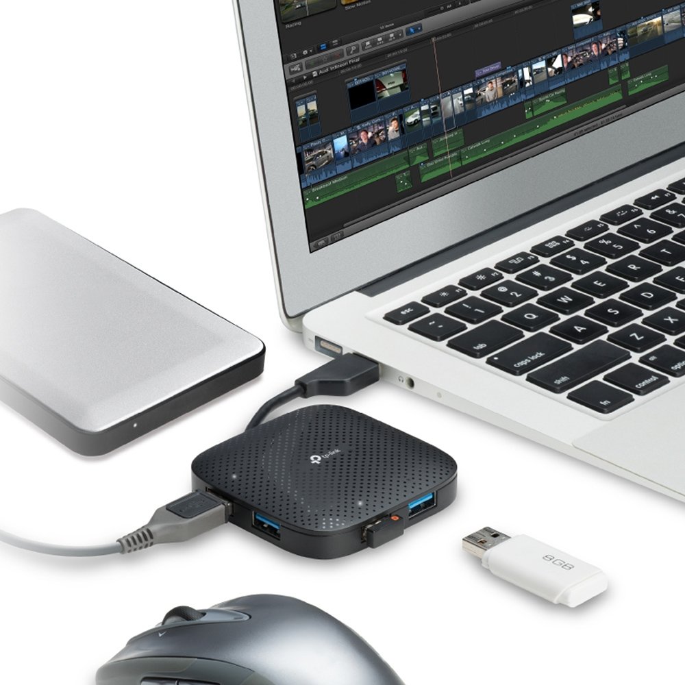 TP-Link UH400 USB hub, 4x USB 3.0, napájen z USB