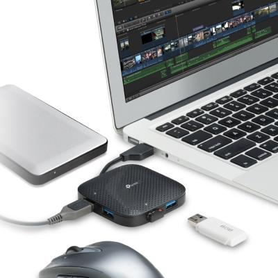 TP-Link UH400 USB hub, 4x USB 3.0, napájen z USB