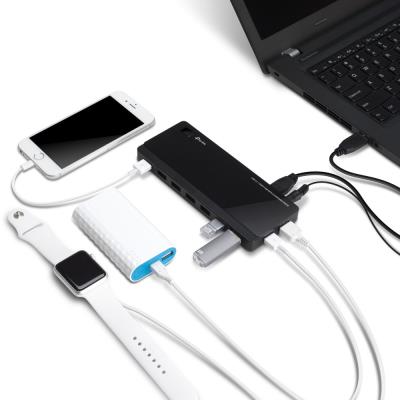 TP-Link UH720 Rozbočovač se 7 porty USB 3.0, s 2 porty pro nabíjení (2.4A max)
