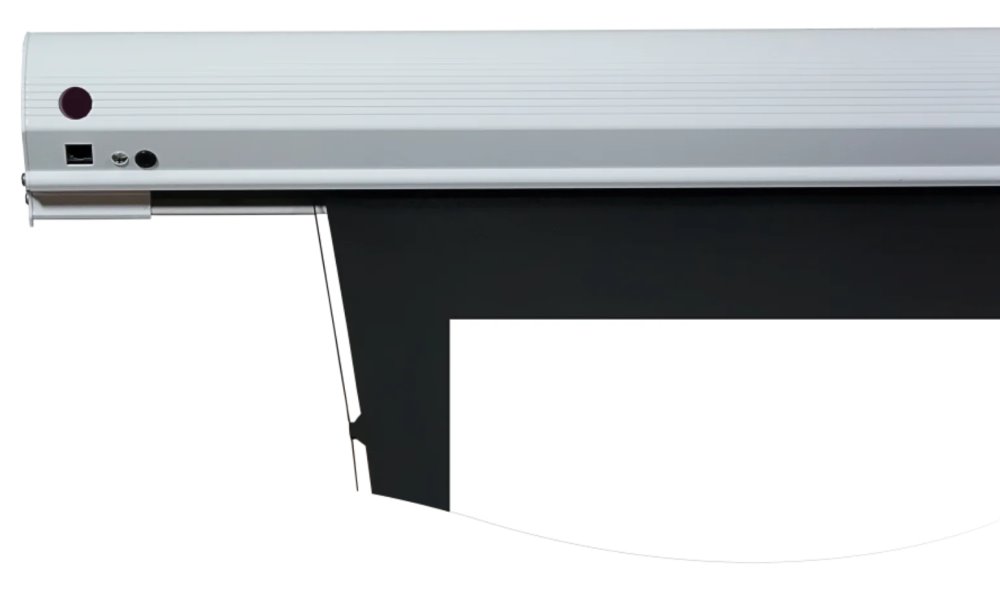 ELITE SCREENS plátno elektrické motorové 100" (254cm)/ 16:9/ 124,5×221,4cm/ hliníkový case bílý/ 24" drop/ Acoustic 4K