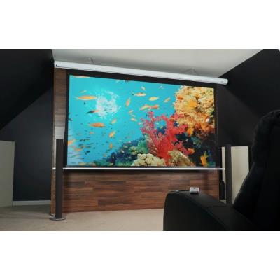 ELITE SCREENS plátno elektrické motorové 100" (254cm)/ 16:9/124,5×221,5cm/ hliníkový case bílý/24" drop/ MaxWhite FG