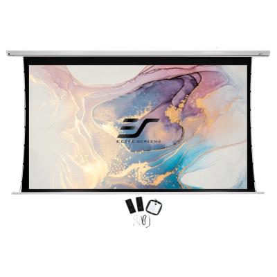 ELITE SCREENS plátno elektrické motorové 100" (254cm)/ 16:9/ 124,5×221,4cm/ hliníkový case bílý/ 24" drop/ Acoustic 4K