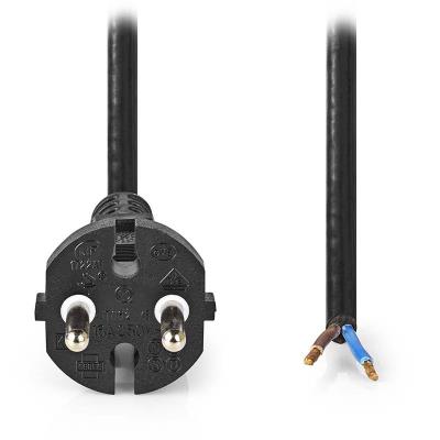 NEDIS napájecí kabel k vysavači/  CEE 7/17/ 250 V AC/ PVC/ černý/ bulk/ 10m
