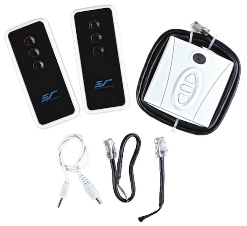ELITE SCREENS plátno elektrické motorové 135" (342,9cm)/ 16:10/ 181,7×290,7cm/ case bílý/ 4" drop/ MaxWhite FG
