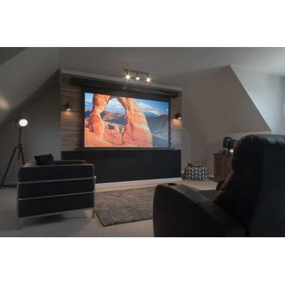 ELITE SCREENS plátno elektrické motorové 150" (381cm)/ 16:9/ 186,9×332cm/ hliníkový case černý/ 24" drop/ MaxWhite FG