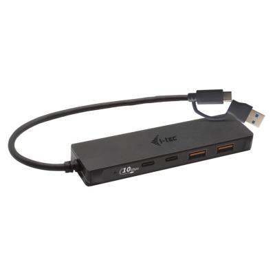i-tec USB-A/USB-C Metal HUB 2x USB 3.1 + 2x USB-C