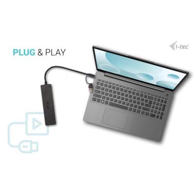 i-tec USB-A/USB-C Metal HUB 2x USB 3.1 + 2x USB-C