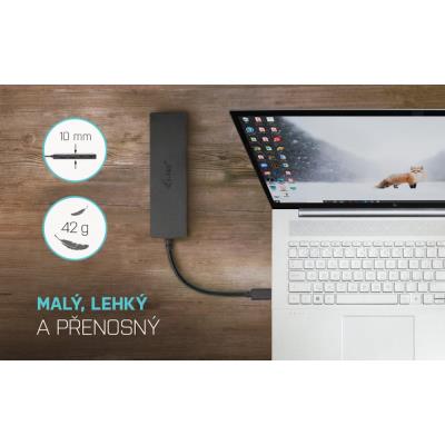 i-tec USB-A/USB-C Metal HUB 2x USB 3.1 + 2x USB-C