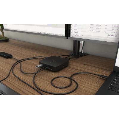 i-tec dokovací stanice USB-C Dual Display/ 2x DP/ 2x USB-C/ 5x USB/ LAN/ Power Delivery 65W + univerzální nabíječka 112W