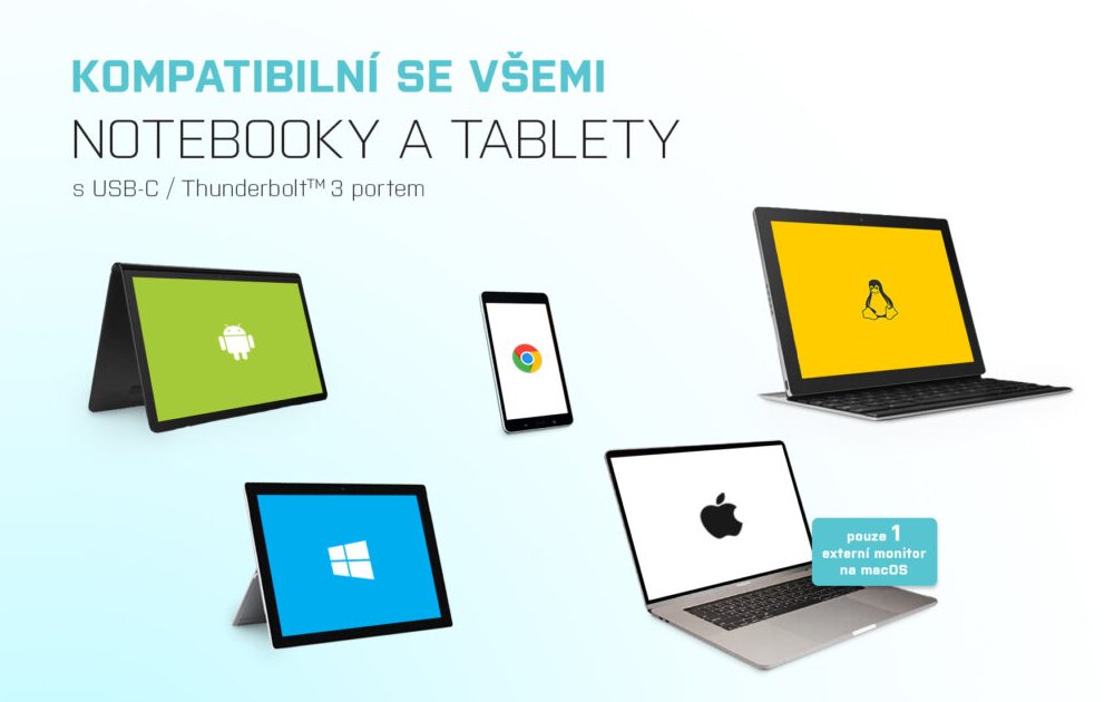 i-tec dokovací stanice/ 2x USB-C/ HDMI/ DP/ 3x USB 3.0/ 2x USB 2.0/ LAN/ PD 100W + univerzální nabíječka 112W