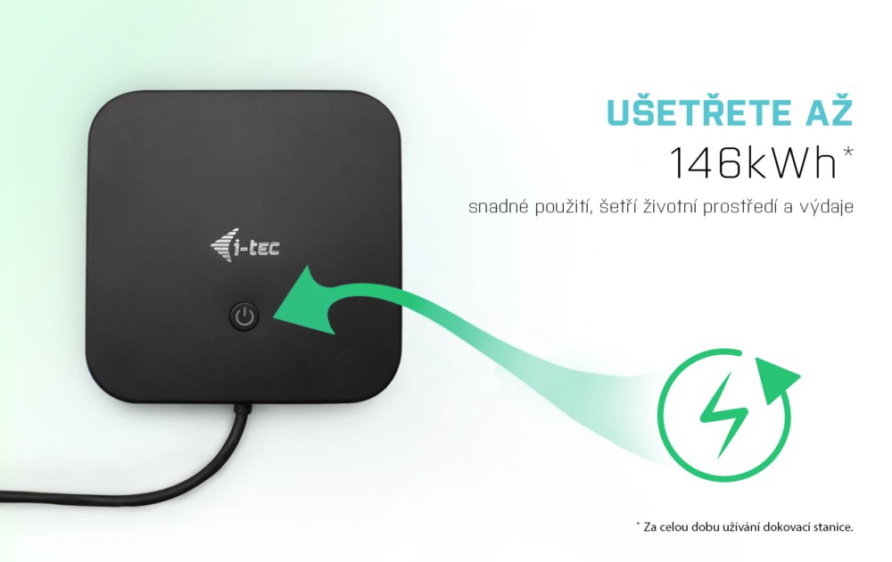 i-tec dokovací stanice/ 2x USB-C/ HDMI/ DP/ 3x USB 3.0/ 2x USB 2.0/ LAN/ PD 100W + univerzální nabíječka 112W