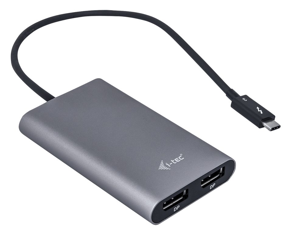 ROZBALENÉ - i-tec THUNDERBOLT 3 Dual Display Port adaptér 4K/ 2x Display Port 4K