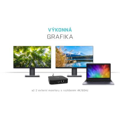 i-tec dokovací stanice/ 2x USB-C/ HDMI/ DP/ 3x USB 3.0/ 2x USB 2.0/ LAN/ PD 100W + univerzální nabíječka 112W