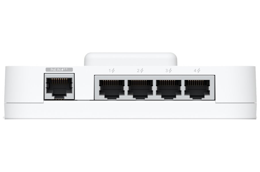 Ubiquiti UniFi Access Gate Hub - Rozbočovač, 4x PoE Out, 2x výstup Dry, 1x výstup 12V, 1x AUX, 5x vstup, 1x PoE++ In