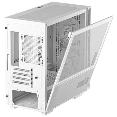 DEEPCOOL skříň CH360 Digital / mATX / 140mm +120 mm fan / USB 3.0 / USB-C /  mesh panel / prosklená bočnice / bílá