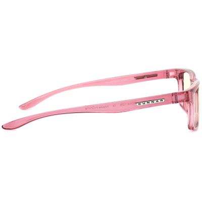 GUNNAR kancelářske/herní brýle  CRUZ KIDS LARGE (8-12) PINK čirá skla BLF 35 NATURAL focus