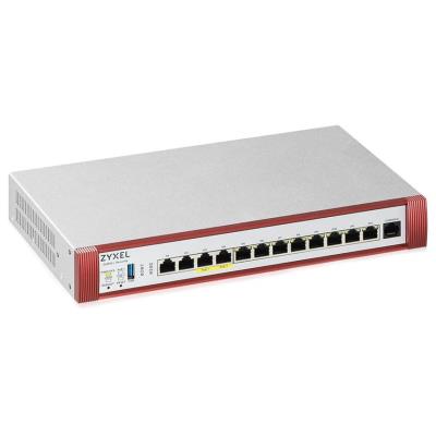 Zyxel USG FLEX 500H Series, 2*2.5G, 2*2.5G (PoE+) & 8 Gigabit user-definable ports, 1*USB with 1 YR Gold Security Pack