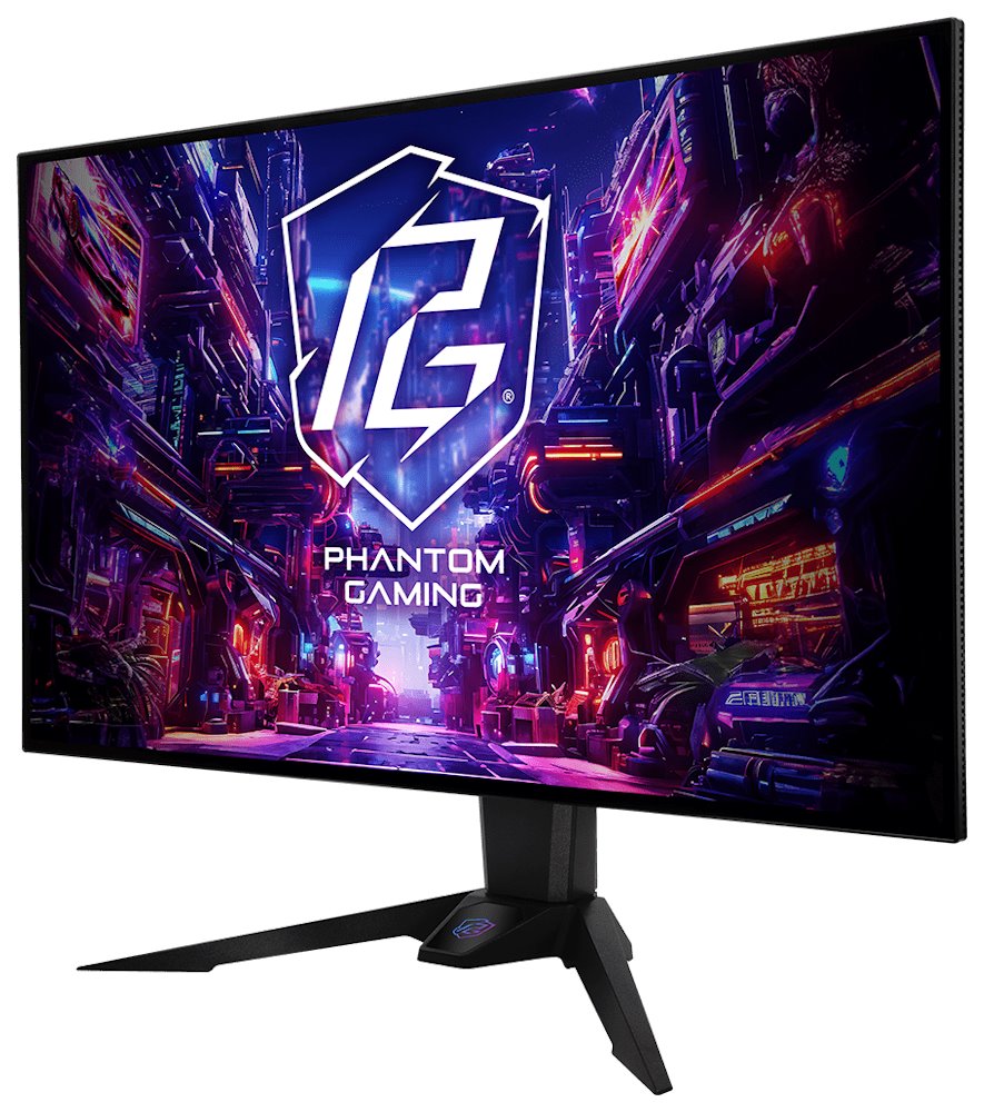Phantom Gaming by Asrock monitor PGO32UFS 32" /OLED/3840x2160/240Hz/275cd/m2/0,03ms/DP/HDMI/USB-C/repro/VESA/wifi antena