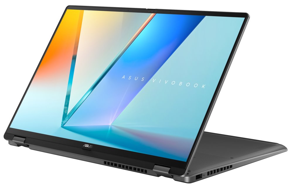 ASUS Vivobook Flip/ CORE ULTRA 7 256V/ 16GB/ 1TB SSD/ Intel® Graphics/ 16"WQXGA+,120HZ/ W11H/ šedý