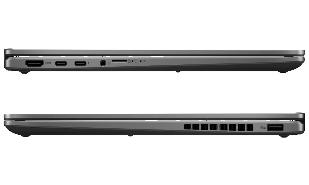 ASUS Vivobook Flip/ CORE ULTRA 7 256V/ 16GB/ 1TB SSD/ Intel® Graphics/ 16"WQXGA+,120HZ/ W11H/ šedý