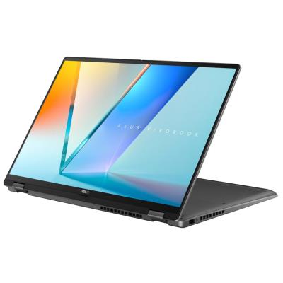 ASUS Vivobook Flip/ CORE ULTRA 7 256V/ 16GB/ 1TB SSD/ Intel® Graphics/ 16"WQXGA+,120HZ/ W11H/ šedý