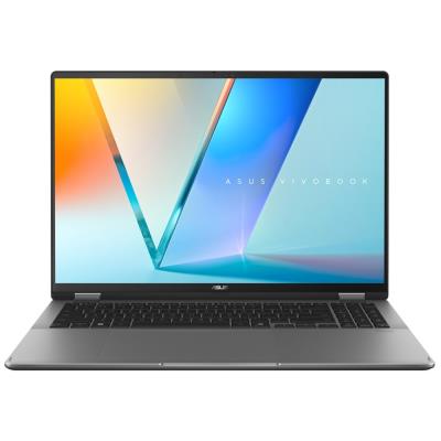 ASUS Vivobook Flip/ CORE ULTRA 7 256V/ 16GB/ 1TB SSD/ Intel® Graphics/ 16"WQXGA+,120HZ/ W11H/ šedý