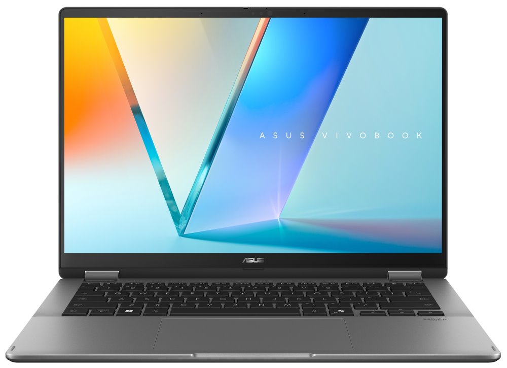 ASUS Vivobook Flip/ CORE ULTRA 7 256V/ 16GB/ 1TB SSD/ Intel® Graphics/ 14"WUXGA,touch,OLED/ W11P/ šedý