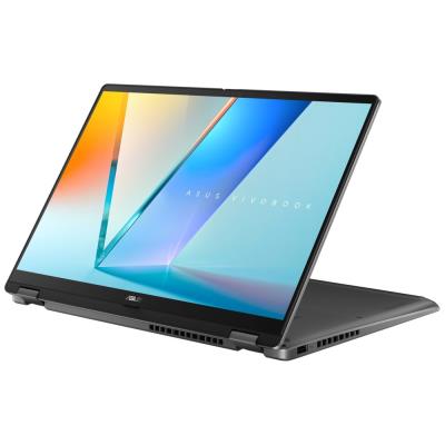 ASUS Vivobook Flip/ CORE ULTRA 7 256V/ 16GB/ 1TB SSD/ Intel® Graphics/ 14"WUXGA,touch,OLED/ W11P/ šedý