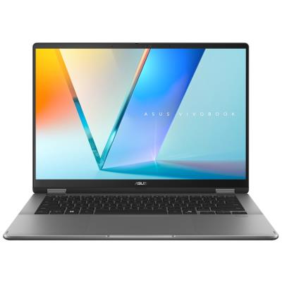 ASUS Vivobook Flip/ CORE ULTRA 7 256V/ 16GB/ 1TB SSD/ Intel® Graphics/ 14"WUXGA,touch,OLED/ W11P/ šedý