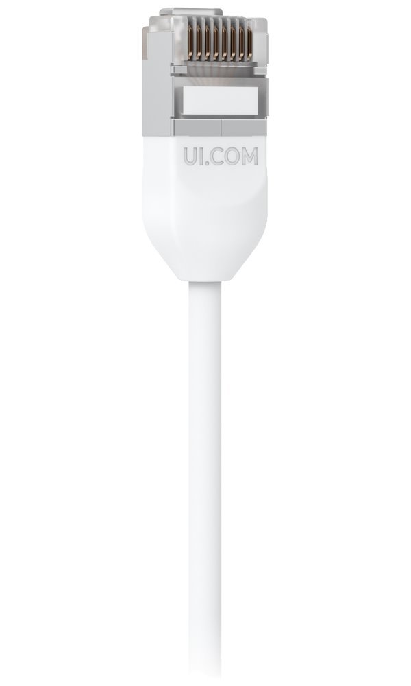 Ubiquiti UniFi Premium Patch Cable Outdoor 12m - Patch kabel, venkovní, Cat6A, bílý, 12m