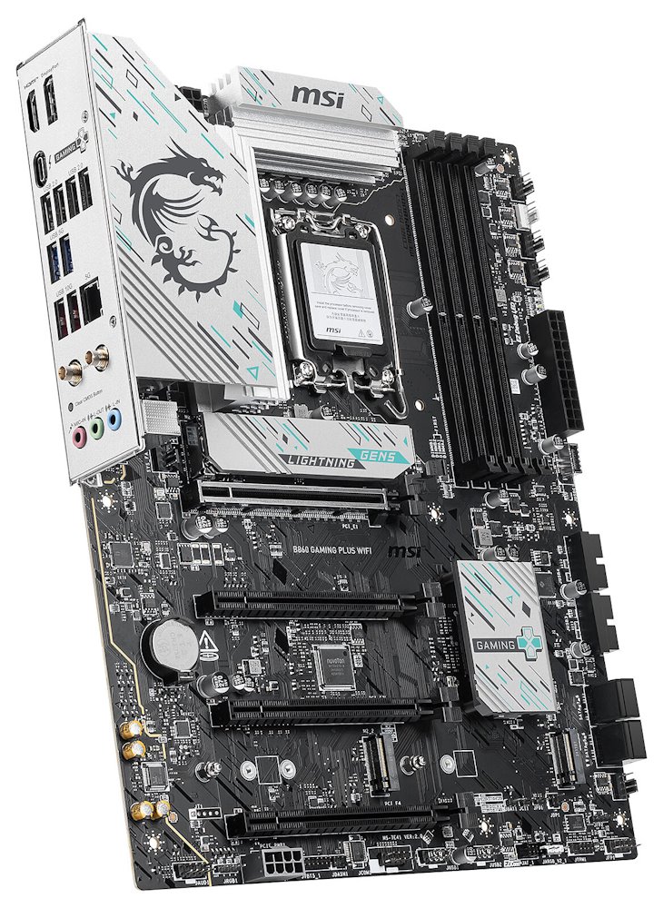 MSI B860 GAMING PLUS WIFI / INTEL B860 / LGA1851 / 4x DDR5 / M.2 / WiFi / ATX