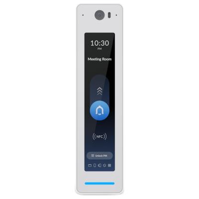 Ubiquiti UniFi Access G3 Reader Pro W - Přístupová NFC čtečka s kamerou, dotykový displej, krytí IP55, PoE, bílá