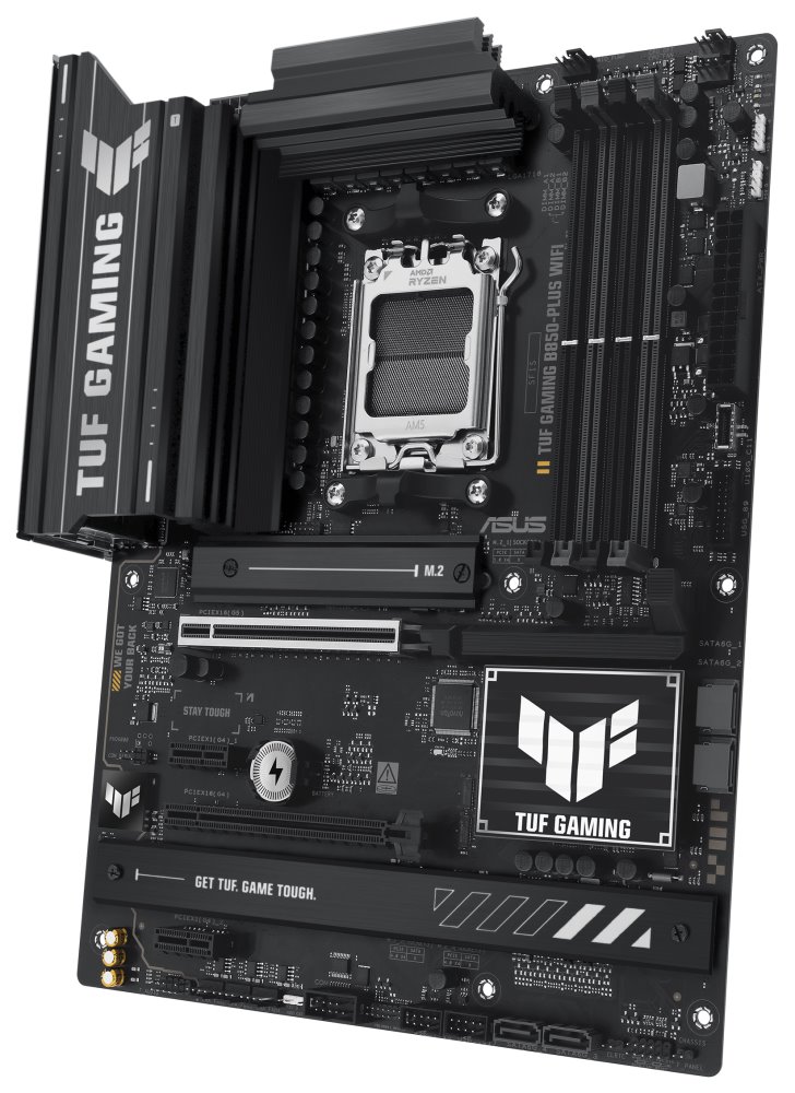 ASUS TUF GAMING B850-PLUS WIFI / B850 / AM5 / DDR5 / DP / HDMI / USB-C / 3x M.2 / WiFi / ATX