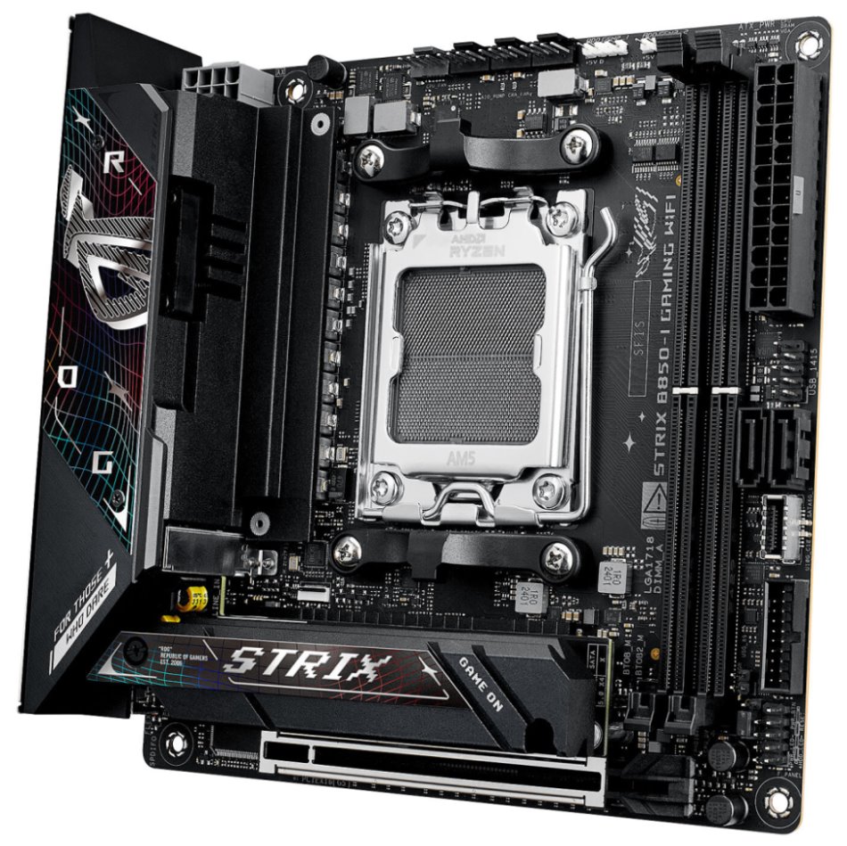 ASUS ROG STRIX B850-I GAMING WIFI / B850 / AM5 / DDR5 / DP / USB-C / 2x M.2 / WiFi / Mini-ITX
