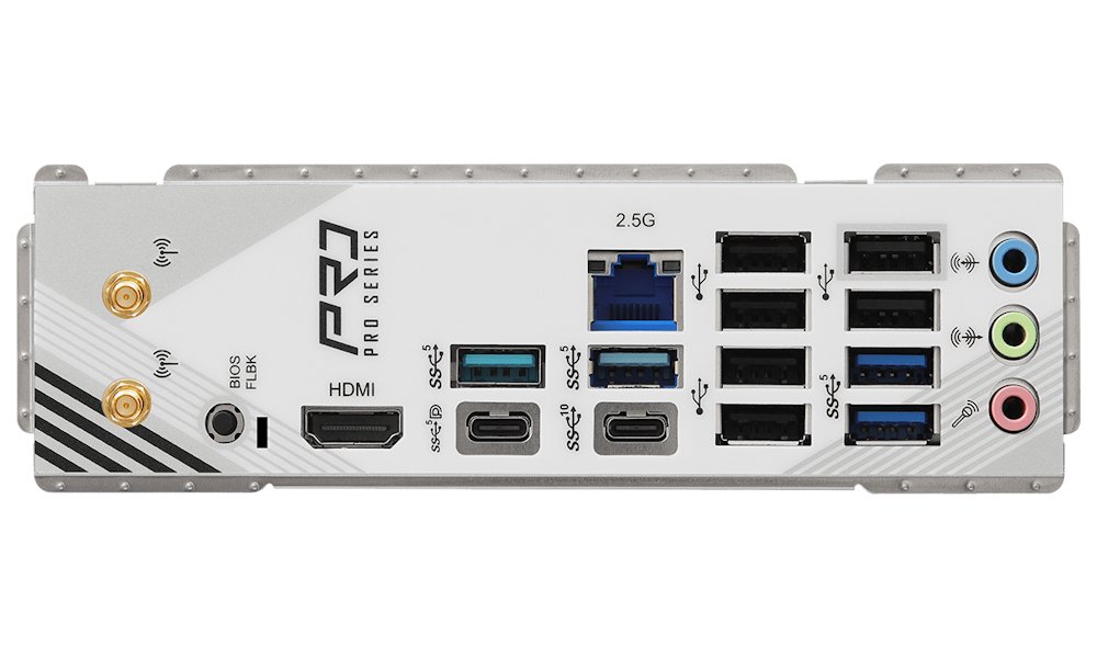 ASRock B850 Pro RS WiFi / AMD B850 / AM5 / 4x DDR5 DIMM / 4x M.2 / HDMI / USB-C / WiFi / ATX