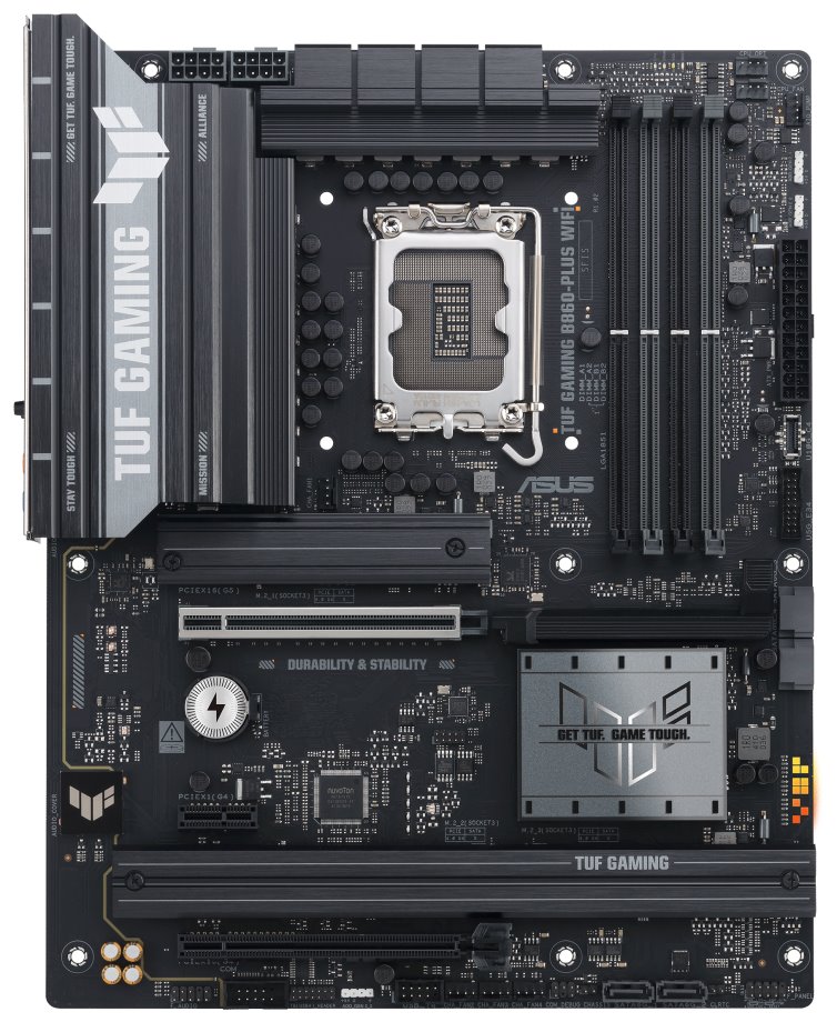 ASUS TUF GAMING B860-PLUS WIFI / B860 / LGA1851 / DDR5 / DP / HDMI / USB-C / 3x M.2 / WiFi / ATX