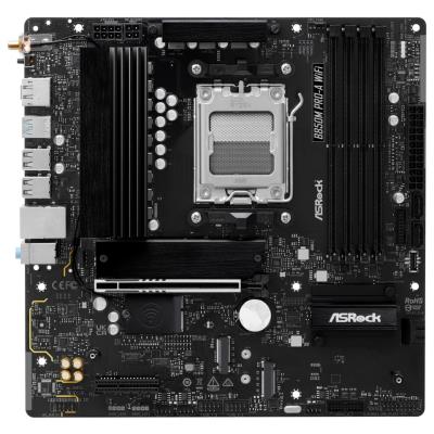 ASRock B850M Pro-A WiFi / AMD B850 / AM5 / 4x DDR5 DIMM / 3x M.2 / HDMI / DP / USB-C / WiFi / mATX