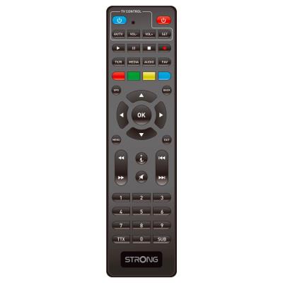 STRONG DVB-T/T2 set-top-box SRT 8119/ s displejem/ Full HD/ H.265/HEVC/ EPG/ USB/ HDMI/ SCART/ černý